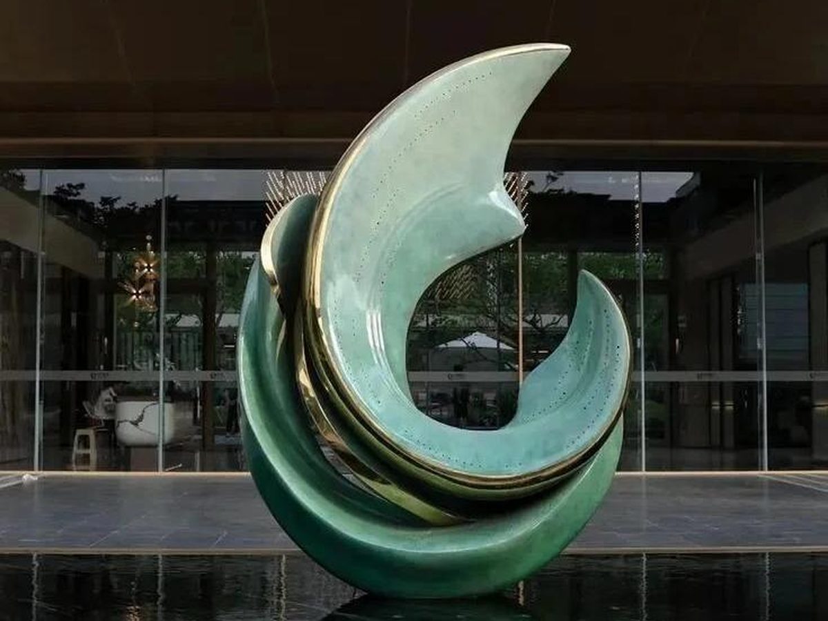景观地标不锈钢雕塑
